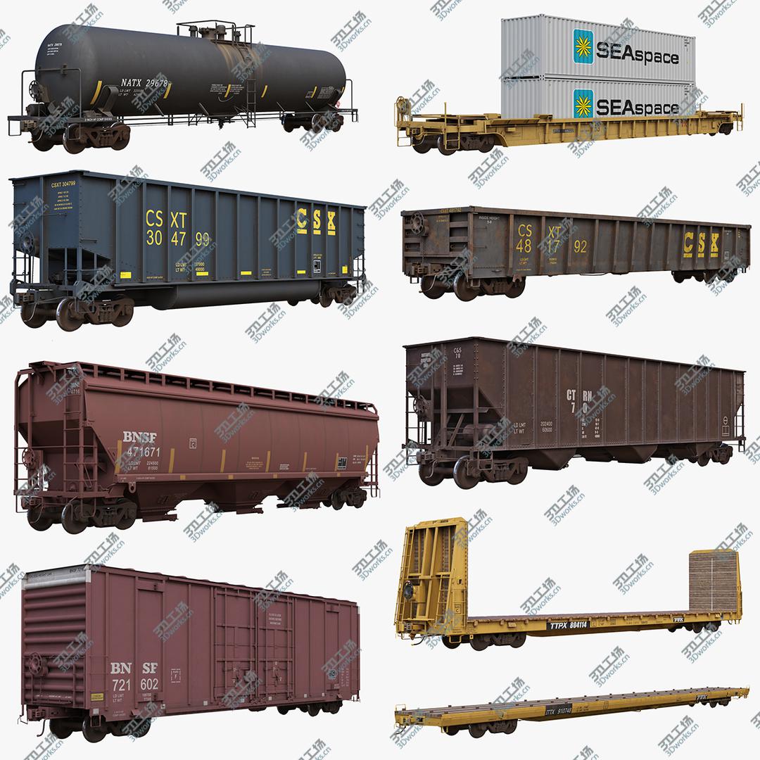 images/goods_img/2021040235/3D Big Railcars Collection model/1.jpg